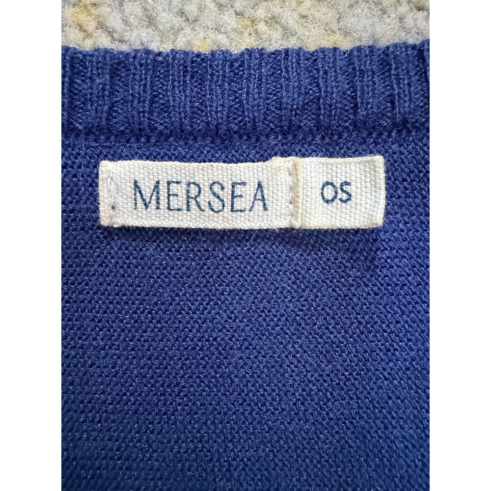 Mersea Catalina Crewneck Sweater Chic Relax Fit  Oversize One Size Quiet Luxury - Picture 4 of 10